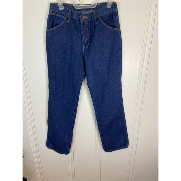 MENS RED KAP BLUE DENIM JEANS 31 x 30 PD54PW3 100 % COTTON (ZIPPER CLOSURE) - Picture 7 of 16